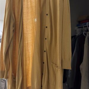 Mustard Yellow Maurices Tunic Cardigan